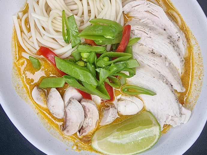 Pumpkin Laksa Noodle Soup