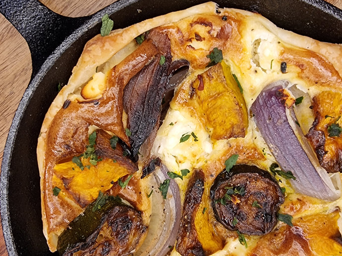 Roast Pumpkin and Feta Frittatta
