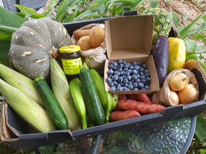 Surprise Fruit & Veg Box (X-Large 18kg) + Honey & Eggs