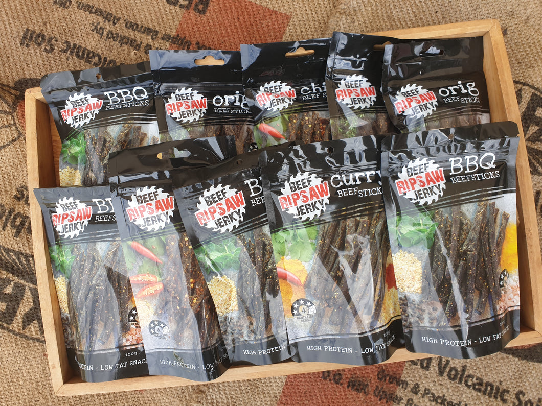Beef Jerky Sticks 100g/Ripsaw