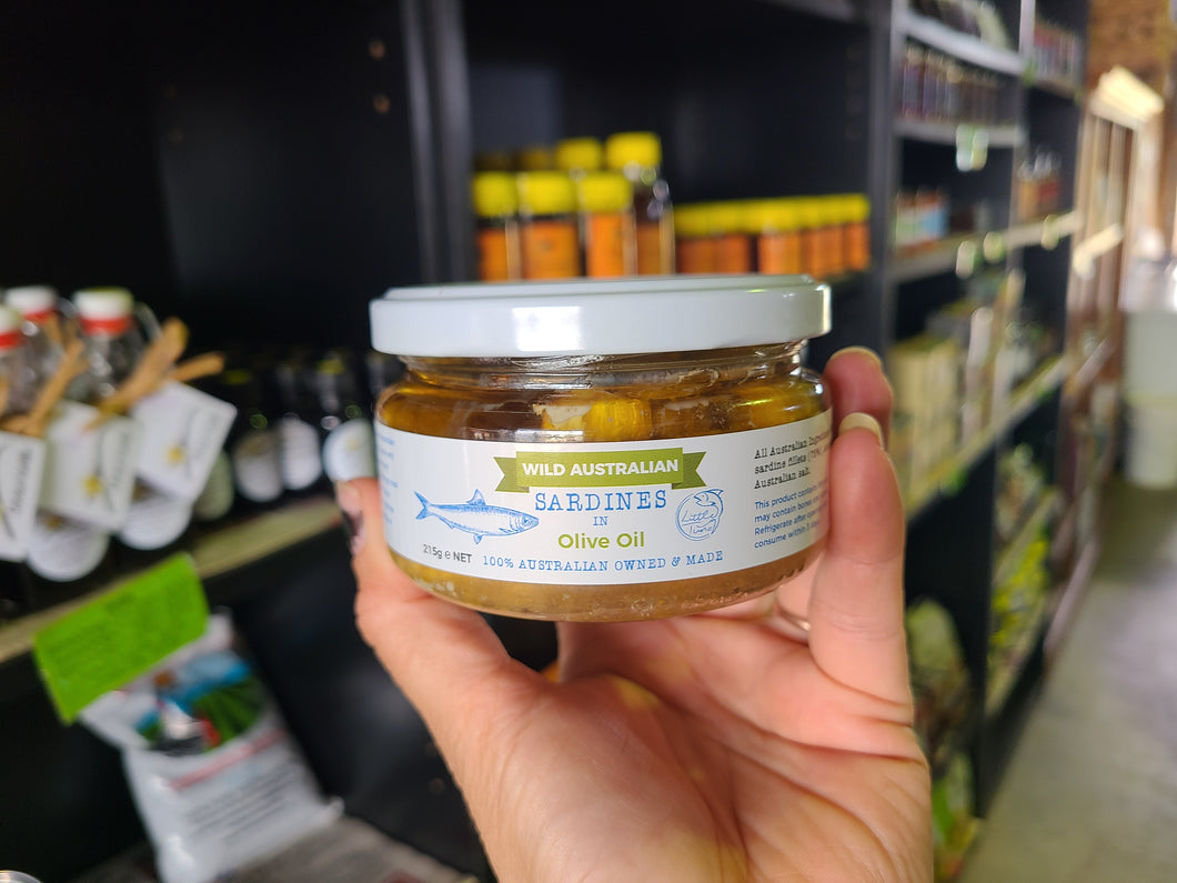 Sardines in olive oil 215g