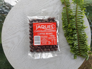 Chocolate coated coffee beans/Jaques 100g